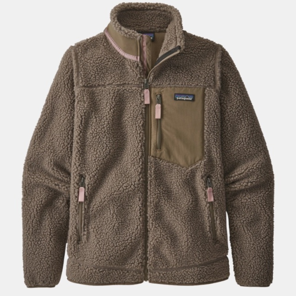 Patagonia Retro X Furry Taupe Jacket Sz S